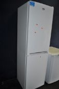 A BEKO CFG3682W FRIDGE FREEZER width 55cm, depth 60cm, height 181cm (PAT pass and working at 3