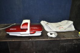 AN ELNAPRESS EP-63 LIMITED EDITION CLOTHES PRESS with linen cover (PAT pass and working)