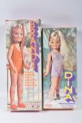TWO BOXED 1971 IDEAL DOLLS, the first a Brandi, reference 1068-6, blonde haired doll with orange