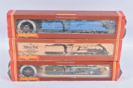 THREE BOXED HORNBY RAILWAYS OO GAUGE A4 CLASS LOCOMOTIVES, 'Silver Fox' No.2512, L.N.E.R. grey