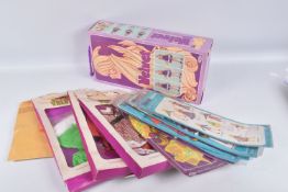 A QUANTITY OF IDEAL VELVET FASHION OUTFITS, to include a Glad Plaid 8096-0, The Kelly Coat 8094-5,