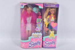 TWO BOXED SINDY DOLLS, to include a 1998 BBC Children in Need, numbered 26050, with original plastic