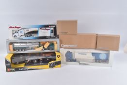 A QUANTITY OF ASSORTED BOXED DIECAST LORRY/TRUCK MODELS, to include 2 x approx. 1/50th scale