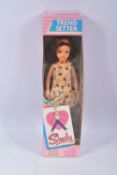 A BOXED PEDIGREE SINDY TREND SETTER DOLL, reference 42010, brunette hair, good condition, box torn