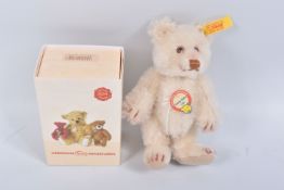 AN UNBOXED STEIFF MOHAIR DECADE TEDDY BEAR, '1930 Teddy Baby', No.029028, jointed bear complete with