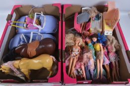 A COLLECTION OF ASSORTED BARBIE, SINDY & OTHER MODERN DOLLS AND ACCESSORIES, to include Mermaids,