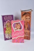 THREE BOXED DOLLS, the first an Ideal Movin'... Groovin' Velvet, reference 1027-2, dolls head