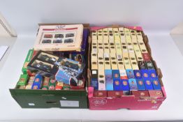A LARGE QUANTITY OF BOXED AND UNBOXED DIECAST COLLECTIBLE MODEL VEHICLES, to include Lledo, Matchbox