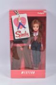A BOXED PEDIGREE SINDY WESTERN DOLL, reference 44748, 1983 version, box window with a tear to left