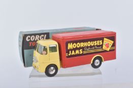 A BOXED CORGI TOYS ERF 44G VAN, numbered 459, yellow cab, red van body, sticker to the side