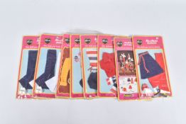 EIGHT PACKAGED PEDIGREE SINDY MIX N MATCH FASHION OUTFITS, to include sets 44181, 44177, 44176,