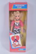 A BOXED PEDIGREE SINDY FASHION FUN DOLL, numbered 42013, appears complete with accessories in box,