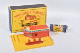 A BOXED MATCHBOX SERIES GARAGE, No.MG1, appears complete and in very good condition, box in a very