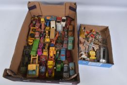 A QUANTITY OF UNBOXED AND ASSORTED PLAYWORN DIECAST VEHICLES, Rover 75, No.140b/156, maroon body, VW
