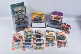A COLLECTION OF BOXED DIECAST MODEL VEHICLES, to include five DC Comics Batmobiles from various