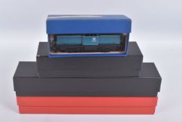 FIVE BOXED HO & OO GAUGE LOCOMOTIVES, HO Lima F.S. class E444 locomotive No.444 001, F.S. blue/green