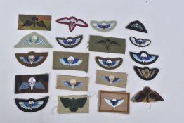 SMALL SELECTION OF TWENTY SPECIAL FORCES PARA WINGS, to include several New Zealand SAS