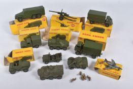 A QUANTITY OF BOXED DINKY TOYS MILITARY VEHICLES, Bedford RL 3T Army Wagon, No.621, Bedford QL