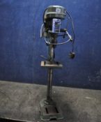 A NUTOOL DP10E PILLAR DRILL, with 5 speeds, total height 90cm (PAT fail due to joined cable but