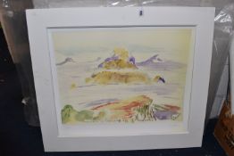 JIMI HENDRIX (1942-1970) 'MOUNTAIN IN THE CLOUDS', a modern limited edition print depicting a