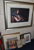 A SELECTION OF PICTURES AND PRINTS ETC, to include a Rolf Harris signed limited edition print