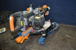 AN EVOLUTION RAGE 3-S COMPOUND MITRE SAW with an 8in blade (PAT pass and working)