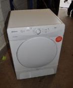 A HOOVER VTC580NB 8KG CONDENSER DRYER width 60cm, depth 58cm, height 85cm (PAT pass and working
