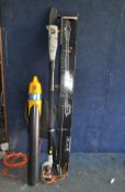 A TITAN ELECTRIC POLE SAW in original box and a JCB blower vac (both PAT pass and working) (2)