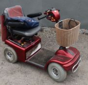 A SHOPRIDER MOBILITY SCOOTER, condition report: one key, charger and PAT pass and working, battery
