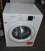 A HOTPOINT LB2006C WASHING MACHINE width 60cm, depth 52cm height 85cm (PAT pass, spin cycle run