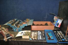 A COLLECTION OF AUTOMOTIVE TOOLS including a Anji socket set and a Hilka socket set (both