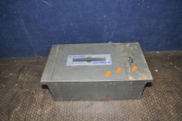 A CHURCHILL 'TREASURE CHEST' FLOOR SAFE with two keys, outer width 39cm, fitting width 36cm, depth