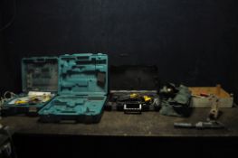 A COLLECTION OF POWER AND HAND TOOLS including a DeWalt D25013 SDS drill (PAT pass and working), a