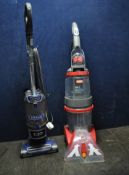 A SHARK LIFT AWAY UPRIGHT VACUUM CLEANER and a Vax Dual V carpet washer (both PAT pass and working