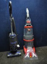 A SHARK LIFT AWAY UPRIGHT VACUUM CLEANER and a Vax Dual V carpet washer (both PAT pass and working
