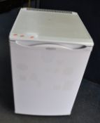 A HOTPOINT UNDER COUNTER ICE BOX FRIDGE width 55cm, depth 60cm, height 85cm (PAT pass and working at