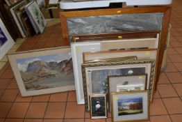 PICTURES, PRINTS AND MAPS ETC, to include two John Arthur Dees watercolour still lives depicting