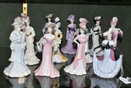 TWELVE COALPORT 'MY FAIR LADY' FIGURINES, for Compton & Woodhouse, comprising Lady Grace CW1, Lady