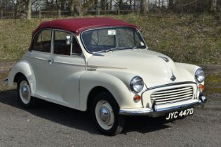 AN AWARD WINNING 1966 MORRIS MINOR 1000 CONVERTIBLE (Maribelle) in Olde English White, first