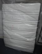 AN IKEA 4FT6 MATTRESS, condition report: sealed in a bag but cannot guarantee it is the original