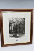 GENE KELLY, a signed and framed studio photograph of the actor in the iconic scene from the 1952