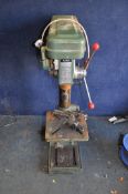 A VINTAGE AJAX 16L PILLAR DRILL, total height 103cm (PAT pass and working)