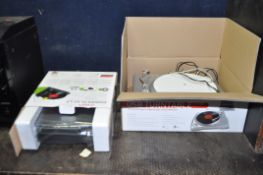 AN ION USD TURNTABLE (PAT pass and working) and an Ion Power Play LP wrapped in box (6)