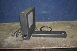 A SONY SA-MT300 SOUNDBAR, and a Sony WMT300 subwoofer, no remote (both PAT pass and working) (2)