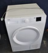A BEKO DTKCE80021W CONDENSER DRYER, width 60cm, depth 60cm, height 85cm (PAT pass and working)
