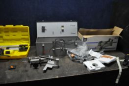 AN ELU MFF40 ELECTRIC PLANER, with metal case and accessories (PAT fail due to taped cable but