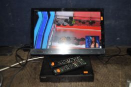 A SONY KDL-22EX320 22in TV, with remote (NO STAND) and a Sony HDD recorder with remote (both PAT