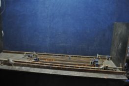 A SELECTION OF NINE RECORD SASH CRAMPS, including a No.136 (215cm long, missing tail stop), two No.