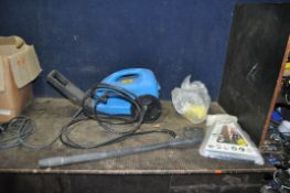 A TOOLKING PRESSURE WASHER, with lance one nozzle and a shampoo container (PAT pass and working)