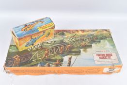 A BOXED AIRFIX OO/HO PONTOON BRIDGE ASSAULT SET, contents not checked but appears largely complete
